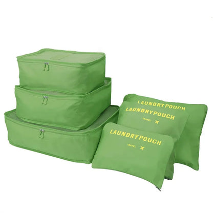 Travel Organizer Set 6/8-delig – Packing Cubes voor Kleding & Schoenen, Overzichtelijk en Ruimtebesparend